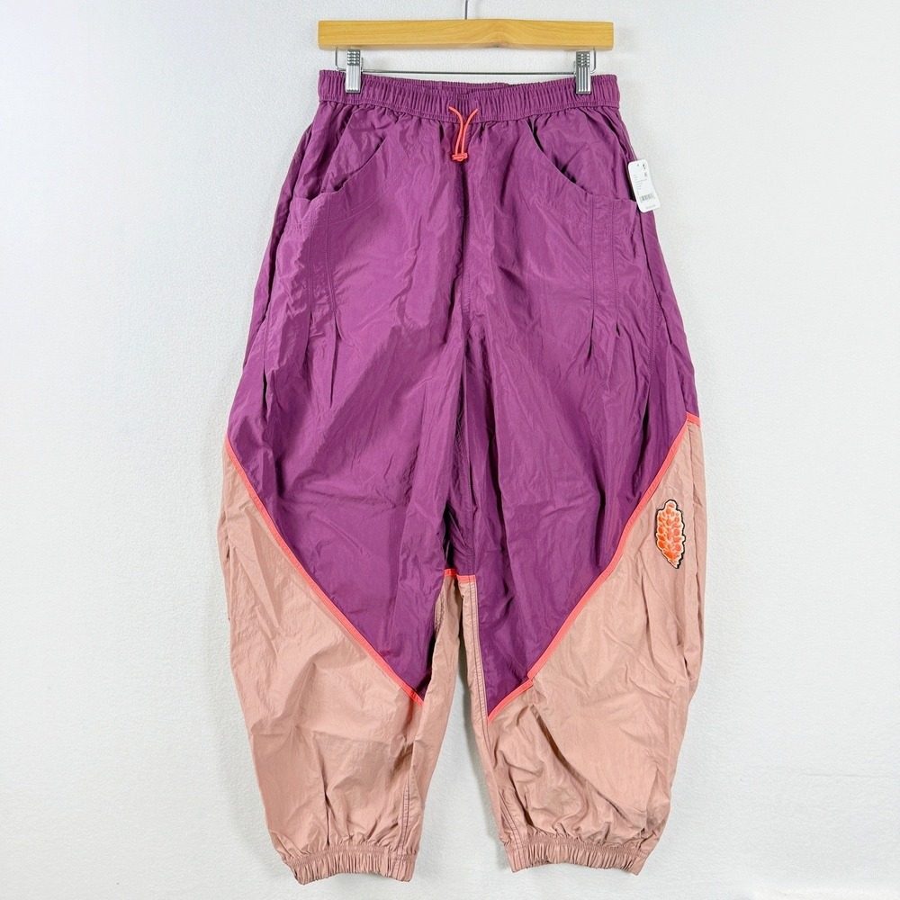 FP Movement by Free People Purple and Pink Colorblock Joggers
